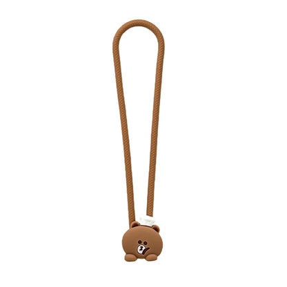 Line Friends Love Coffee Anti-lost Strap Phone Lanyard