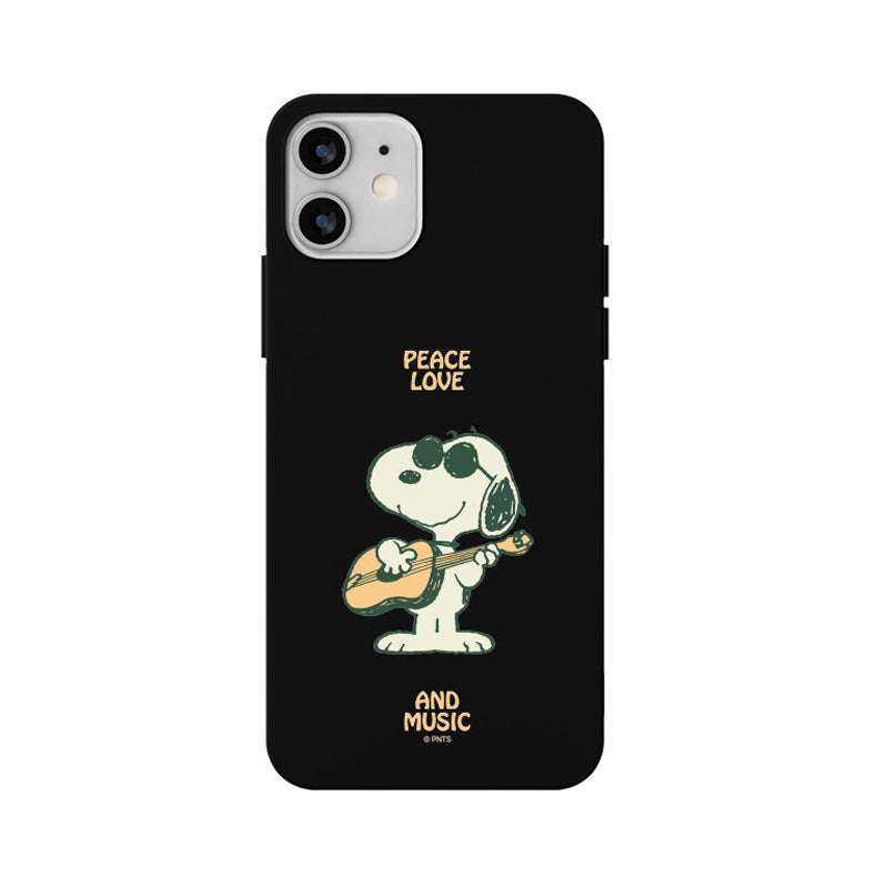 Peanuts Snoopy Liquid Silicone Soft Color Jelly Case Cover