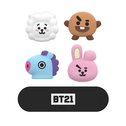 BT21 Face Magnetic Cable Holder