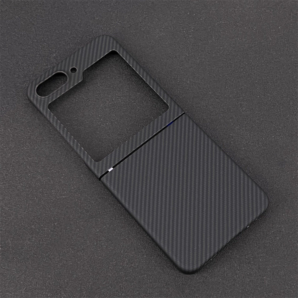 Oatsbasf Luxury Pure Carbon Fiber Case for Samsung Foldable Smartphones