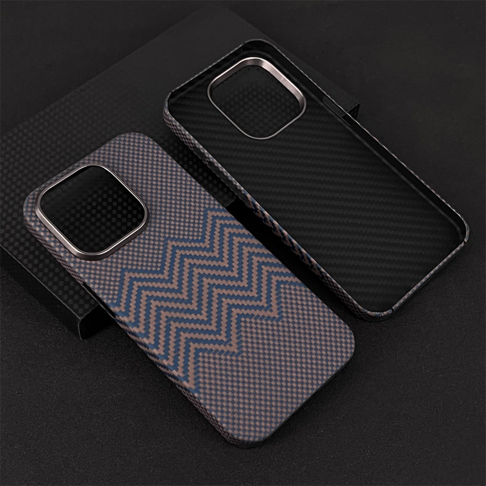 Oatsbasf Luxury Pure Carbon Fiber Case for Apple iPhone 15 series