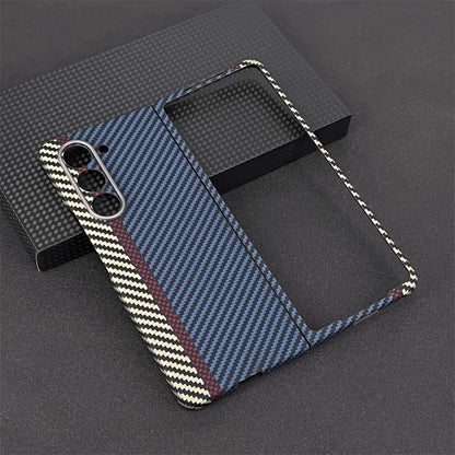 Oatsbasf Luxury Pure Carbon Fiber Case for Samsung Foldable Smartphones