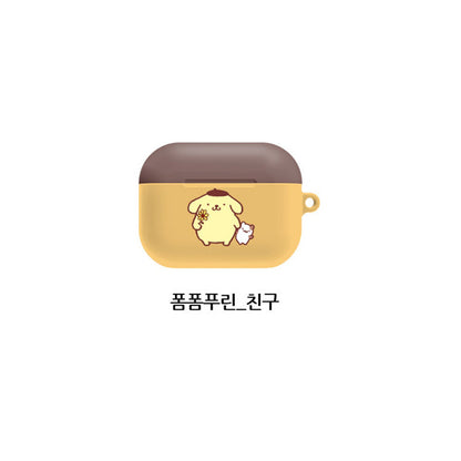 Sanrio Pompompurin Lovely Hard Apple AirPods Charging Case Cover