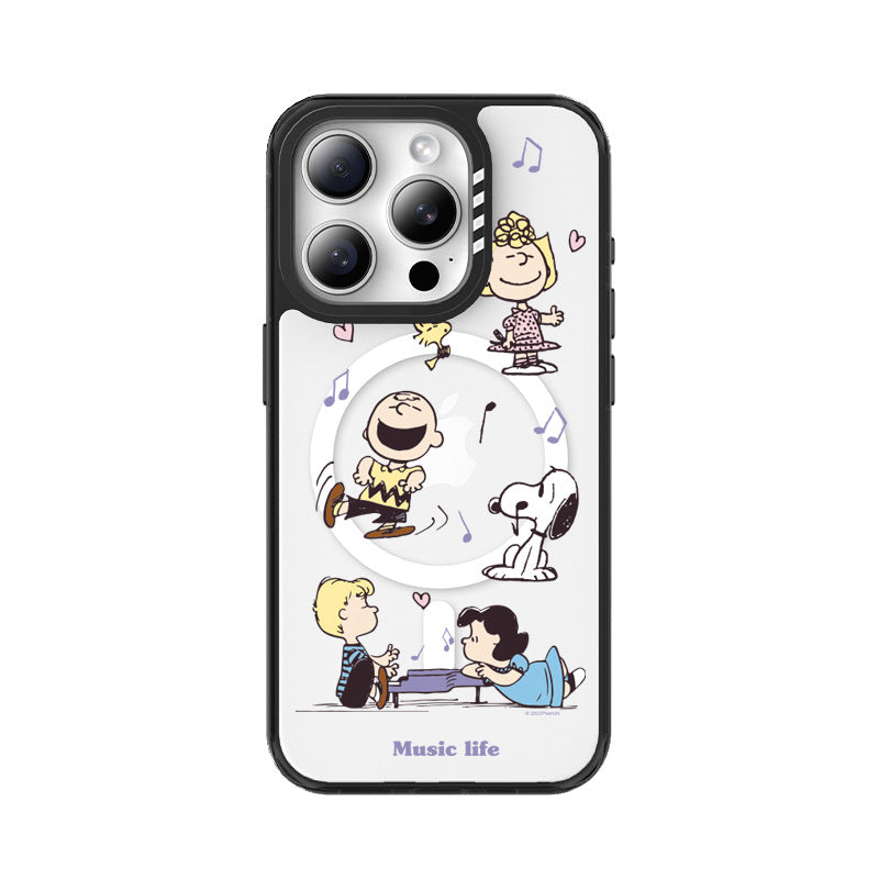 Peanuts Snoopy MagSafe Clear Shockproof Case Cover