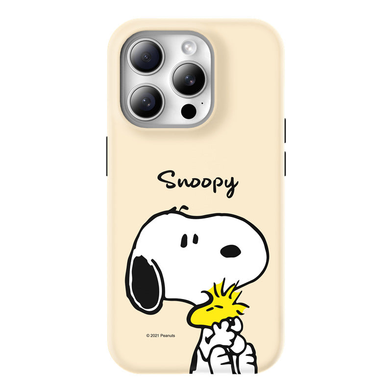 Snoopy Guard Up Shockproof TPU+PC Dual Layer Combo Case Cover