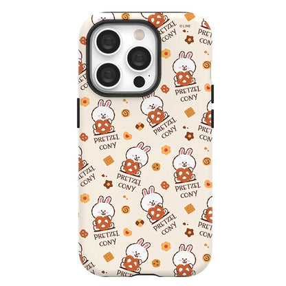 Line Friends Dessert Dual Layer TPU+PC Shockproof Guard Up Combo Case Cover