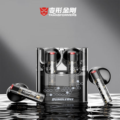 Transformers Transparent True Wireless Stereo Earbuds Bluetooth Headphones