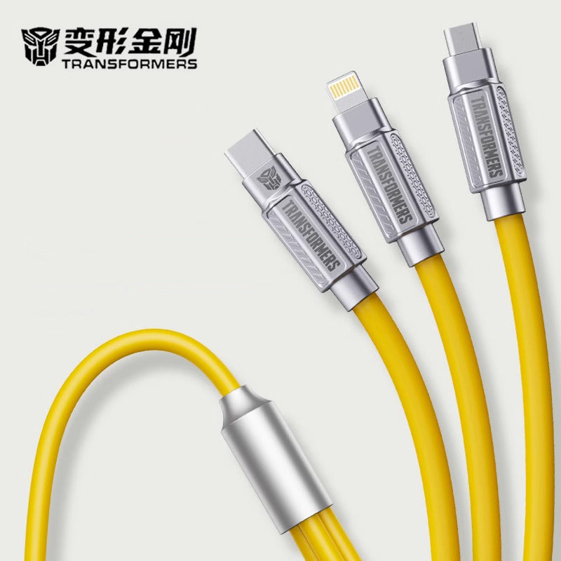 Transformers Fast Charging Apple Lightning / Type-C / Micro USB Cable