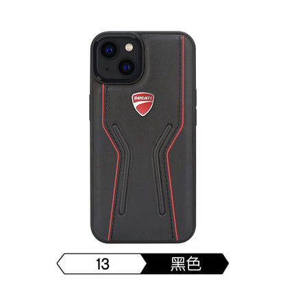 Ducati Superbike D6 Genuine Leather Hard Back Cover Case