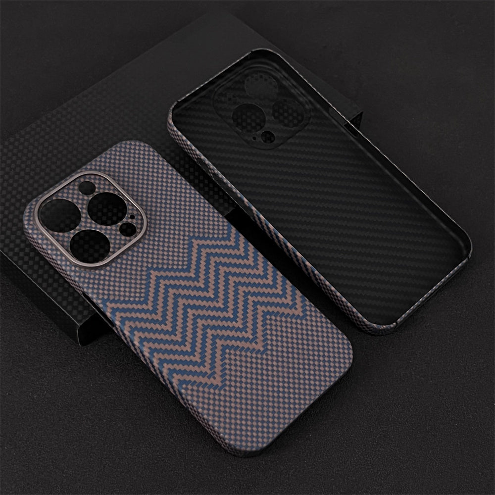 Oatsbasf Luxury Pure Carbon Fiber Case for Apple iPhone 15 series