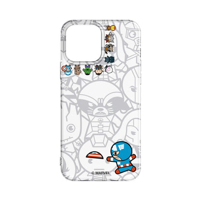 Marvel Avengers Cute TPU+PC Back Cover Case