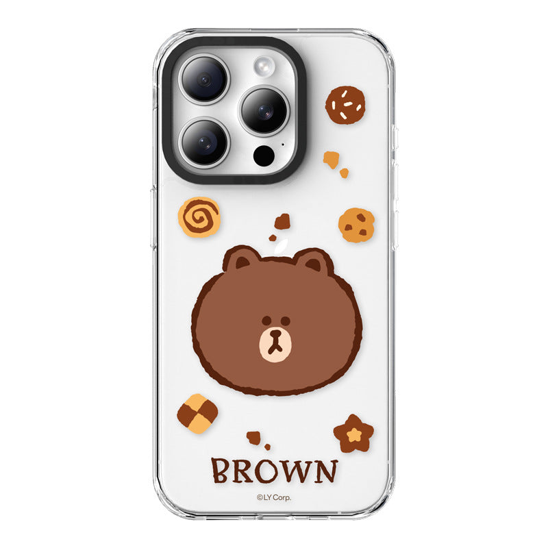 Line Friends Dessert MagSafe Shockproof Transparent Case Cover