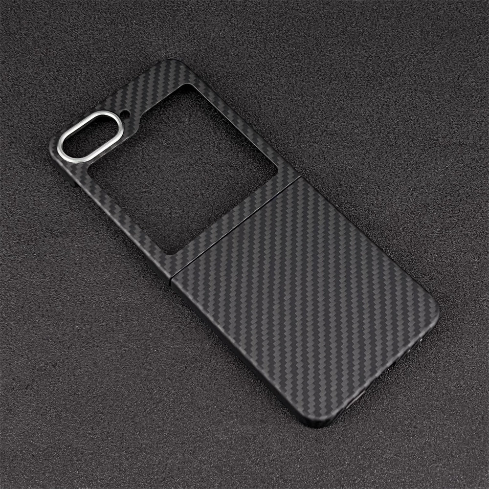 Oatsbasf Luxury Pure Carbon Fiber Case for Samsung Foldable Smartphones