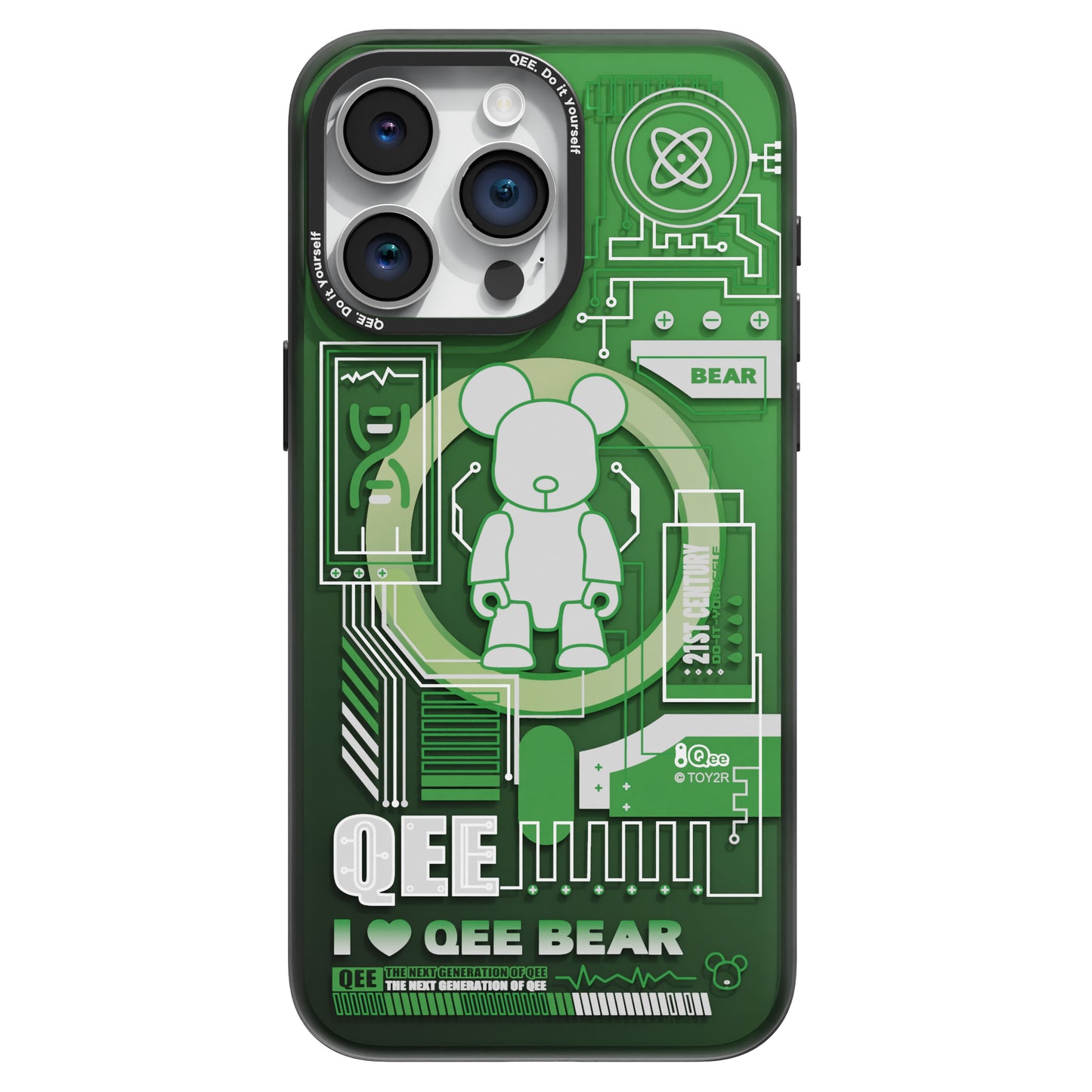 QEE Bearbrick MagSafe All-inclusive Shockproof IMD Protective Case Cover