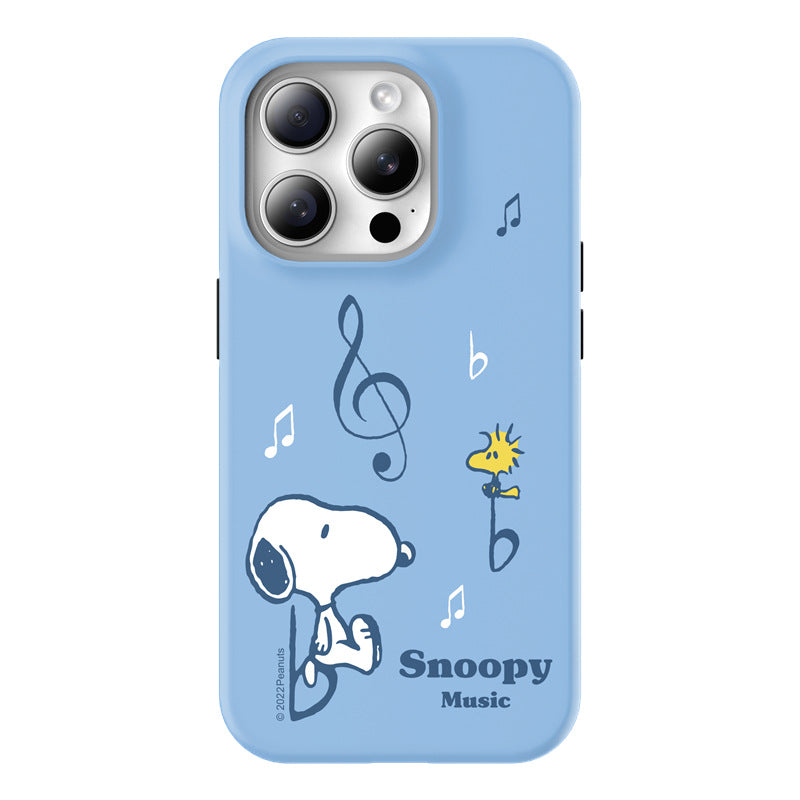 Snoopy Guard Up Shockproof TPU+PC Dual Layer Combo Case Cover