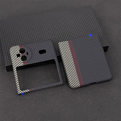 Oatsbasf Luxury Pure Carbon Fiber Case for vivo Foldable Smartphones