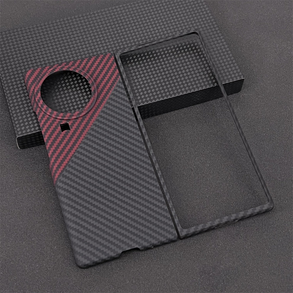 Oatsbasf Luxury Pure Carbon Fiber Case for vivo Foldable Smartphones