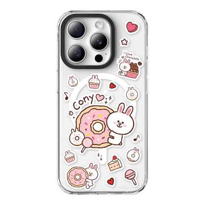 Line Friends Dessert MagSafe Shockproof Transparent Case Cover