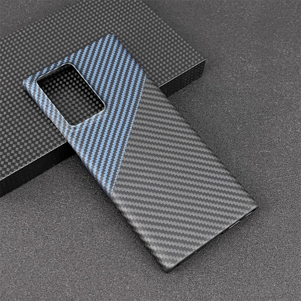 Oatsbasf Luxury Pure Carbon Fiber Case for Samsung Galaxy Note Series Smartphones