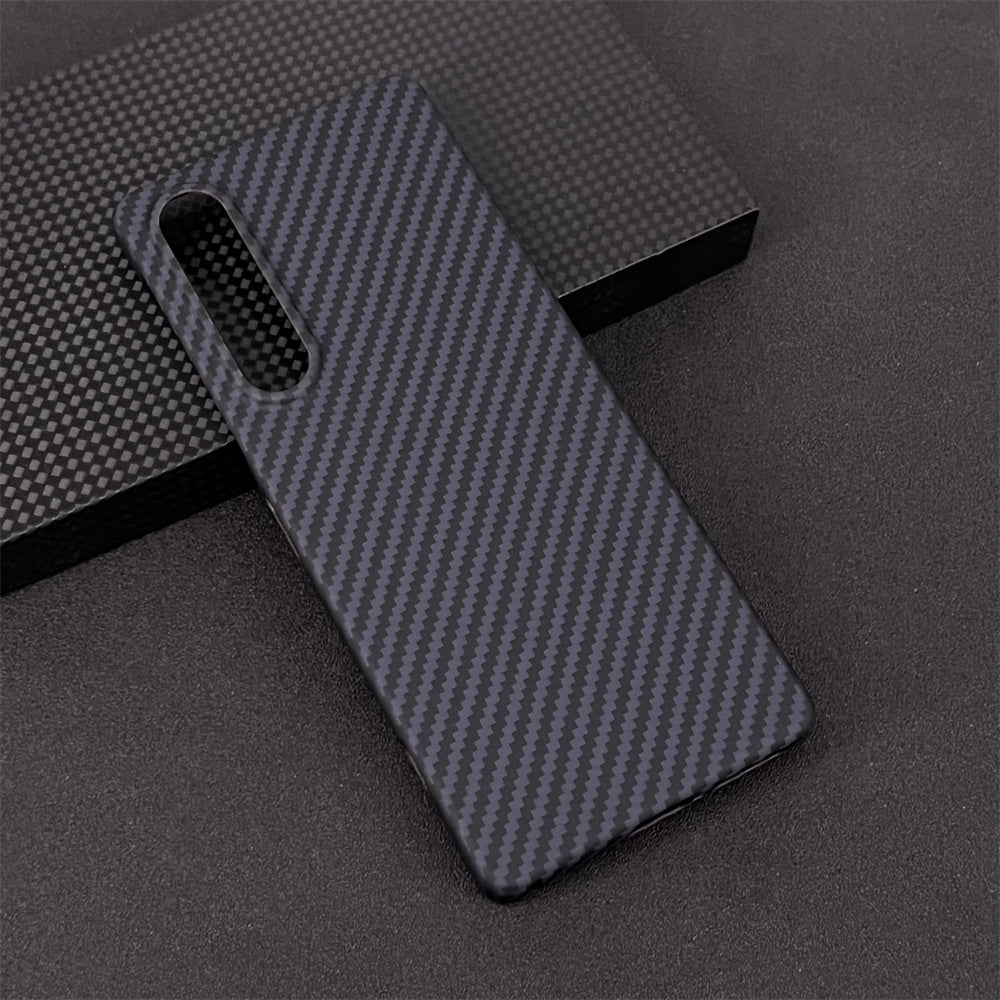 Oatsbasf Luxury Pure Carbon Fiber Case for SONY Smartphones