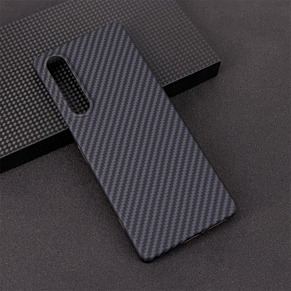 Oatsbasf Luxury Pure Carbon Fiber Case for SONY Smartphones