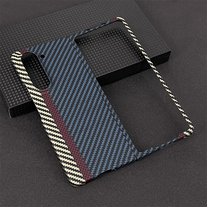 Oatsbasf Luxury Pure Carbon Fiber Case for Samsung Foldable Smartphones