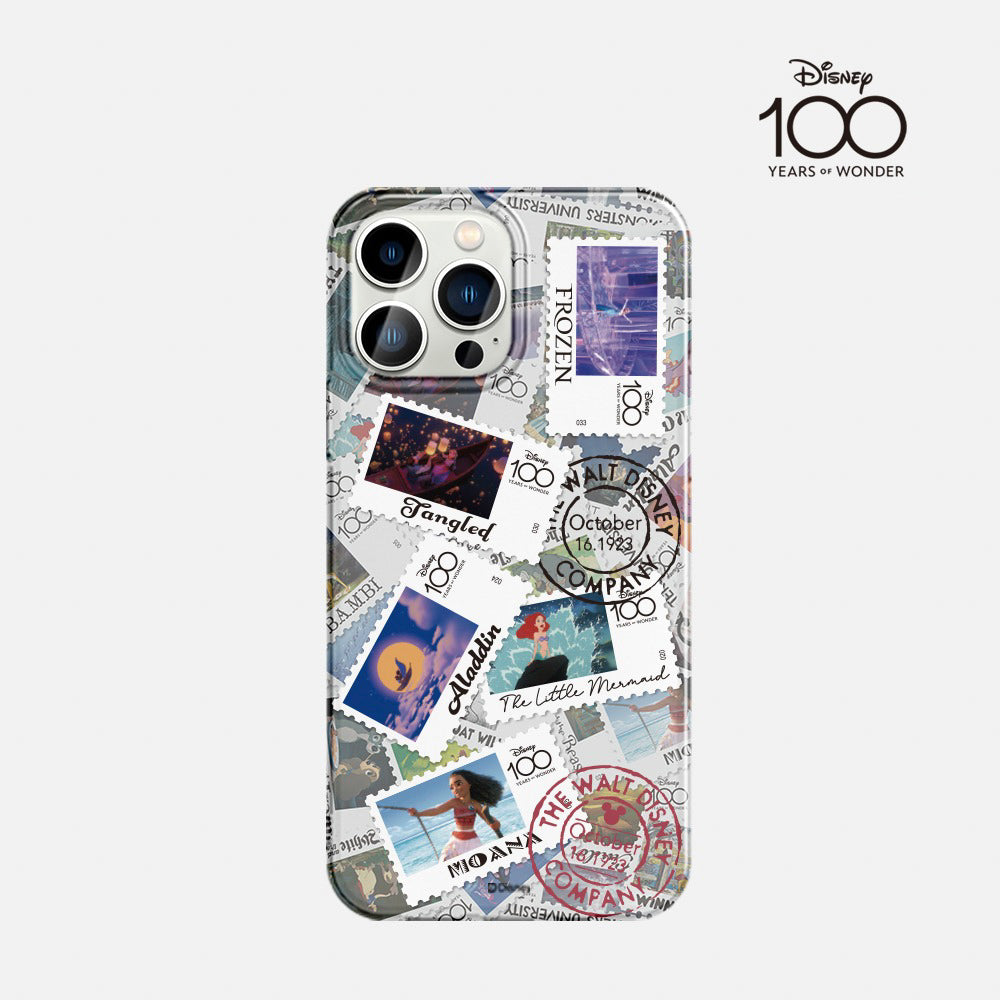 Disney 100th Anniversary Stamp TPU+PC Back Cover Case