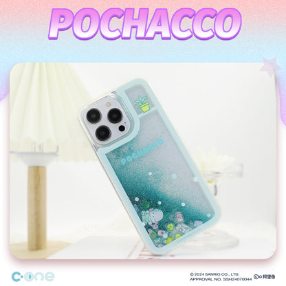 Sanrio Characters Glitter Quicksand Back Case Cover