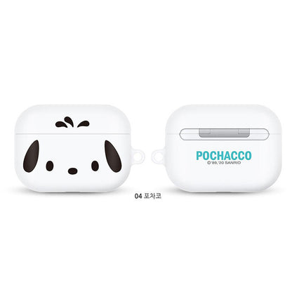 Sanrio Characters Big Face Hard Apple AirPods Charging Case Cover