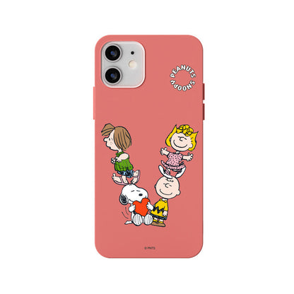 Peanuts Snoopy Liquid Silicone Soft Color Jelly Case Cover