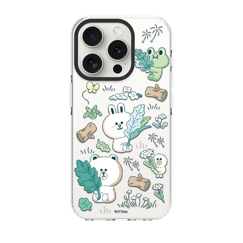 Line Friends Transparent Protective Case Cover