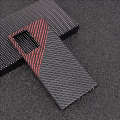 Oatsbasf Luxury Pure Carbon Fiber Case for Samsung Galaxy Note Series Smartphones