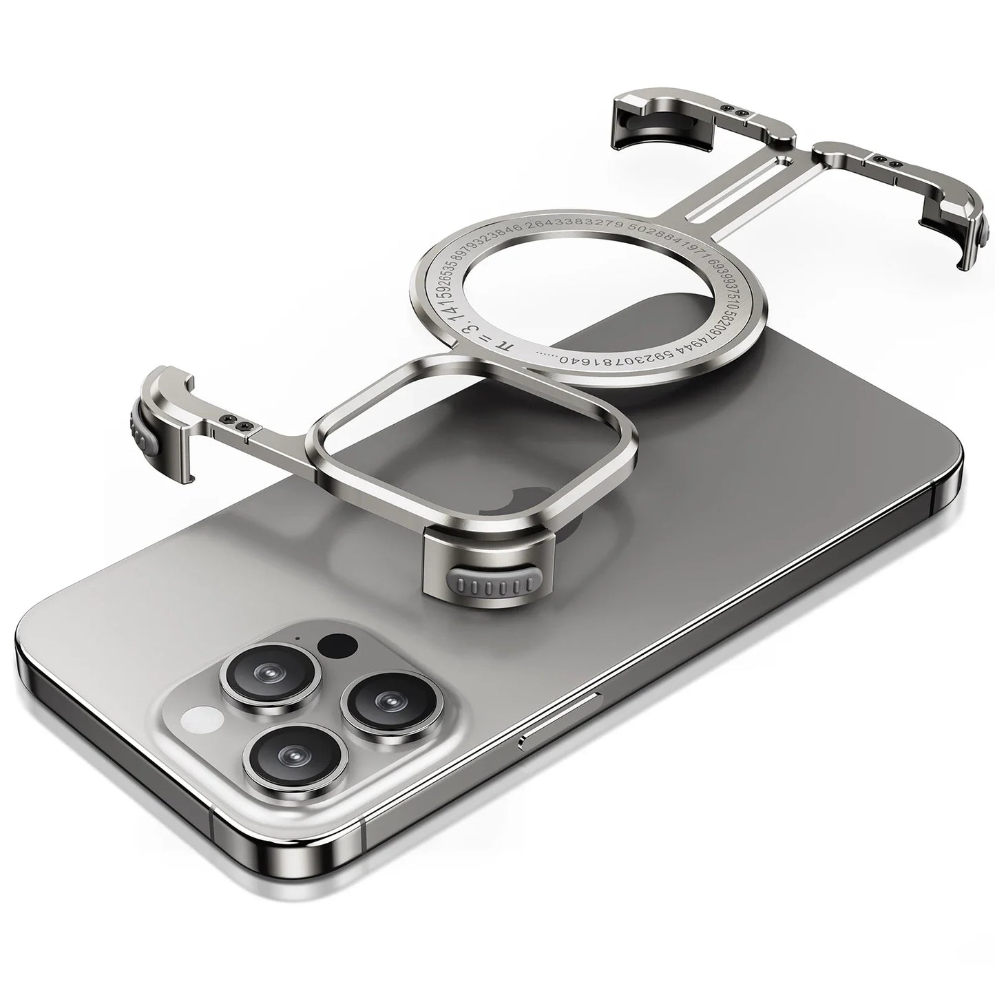 Armor King π MagSafe Frameless Metal Air Cushion Shockproof Case Cover