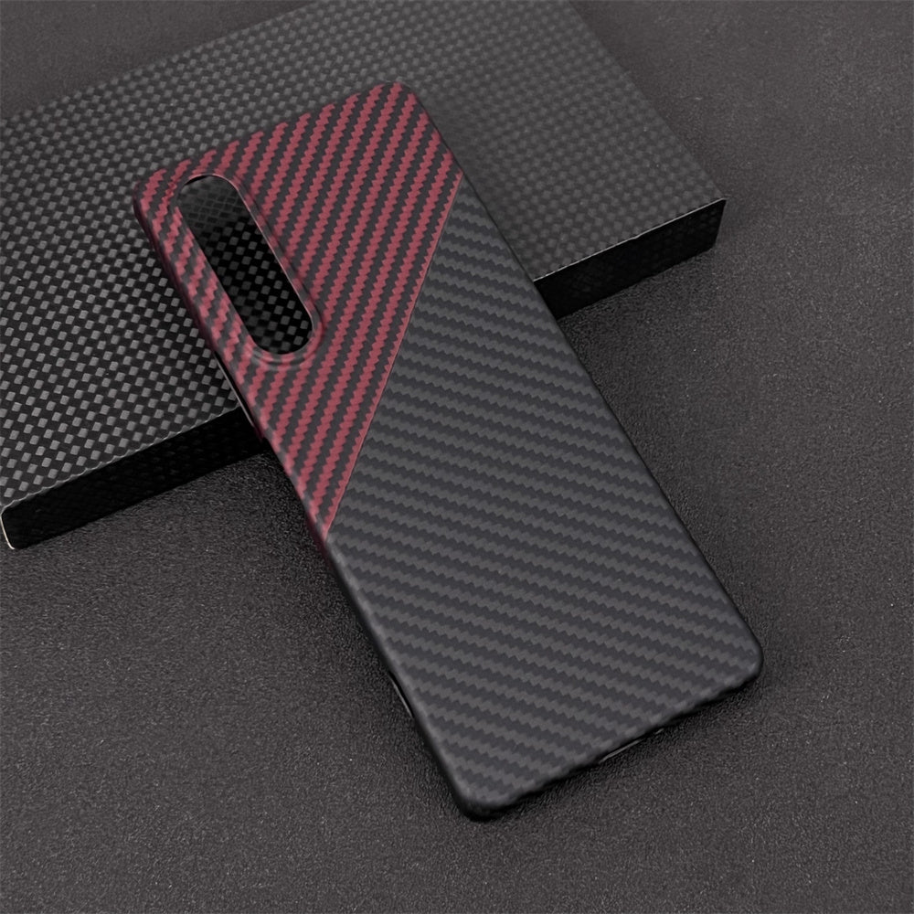 Oatsbasf Luxury Pure Carbon Fiber Case for SONY Smartphones