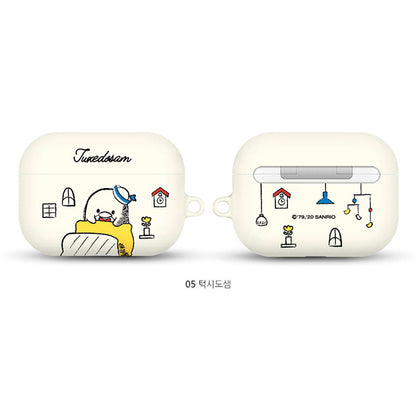 Sanrio Characters Relax Room Hard Apple AirPods Charging Case Cover