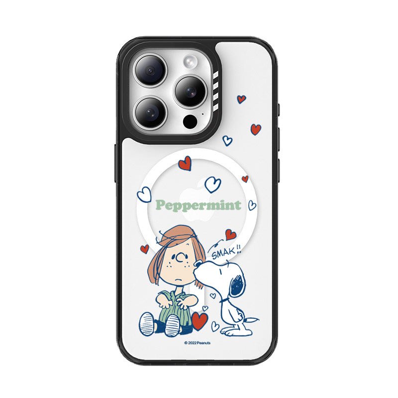 Peanuts Snoopy MagSafe Clear Shockproof Case Cover