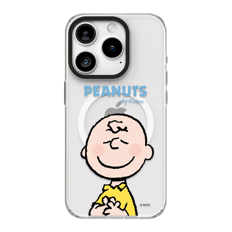 Peanuts Snoopy MagSafe Shockproof Transparent Case Cover