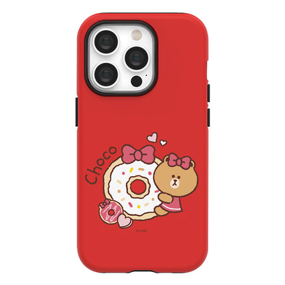 Line Friends Dessert Dual Layer TPU+PC Shockproof Guard Up Combo Case Cover