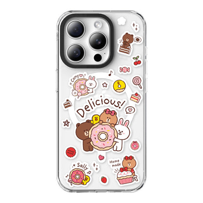 Line Friends Dessert MagSafe Shockproof Transparent Case Cover