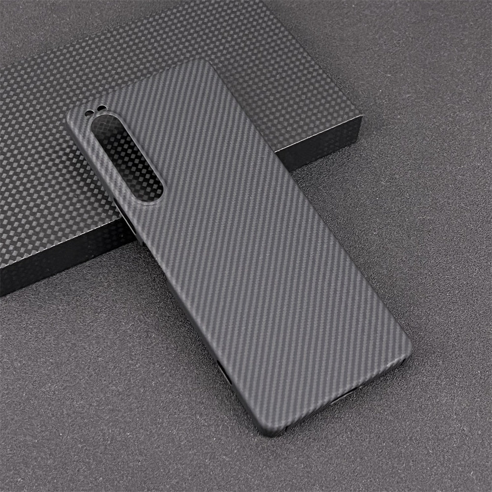 Oatsbasf Luxury Pure Carbon Fiber Case for SONY Smartphones