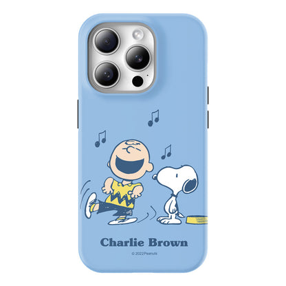 Snoopy Guard Up Shockproof TPU+PC Dual Layer Combo Case Cover