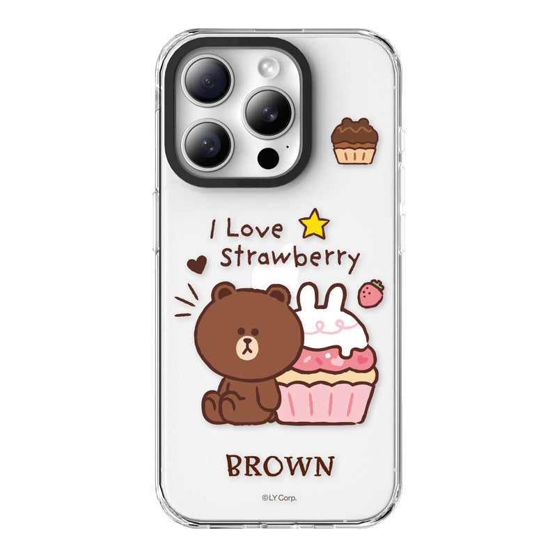 Line Friends Dessert MagSafe Shockproof Transparent Case Cover