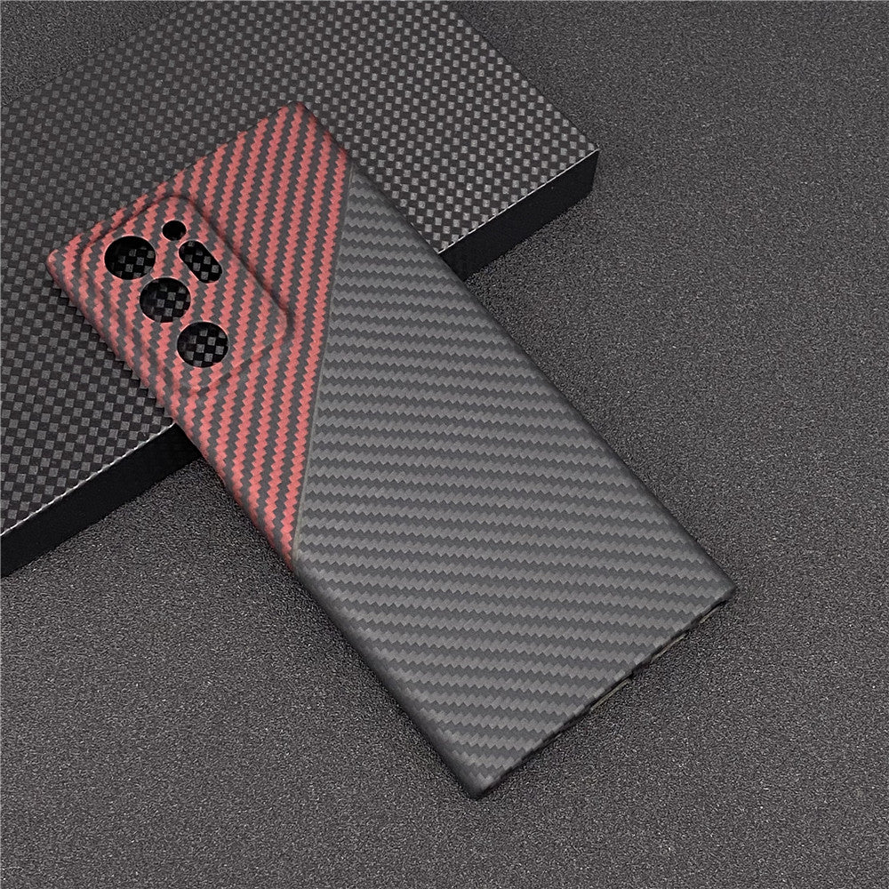 Oatsbasf Luxury Pure Carbon Fiber Case for Samsung Galaxy Note Series Smartphones