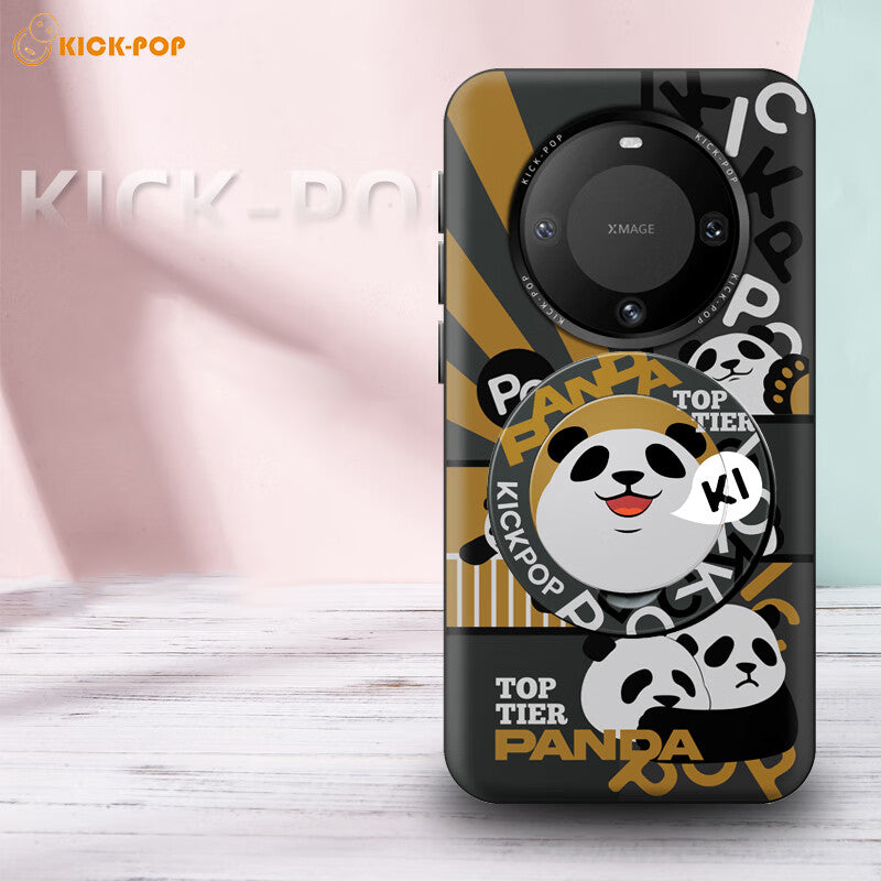 KICK-POP Top Tier Panda MagSafe All-inclusive Shockproof IMD Protective Case Cover