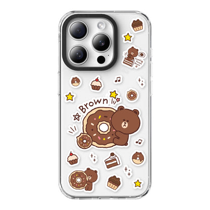 Line Friends Dessert MagSafe Shockproof Transparent Case Cover