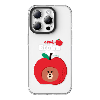 Line Friends Fruit MagSafe Shockproof Transparent Case Cover