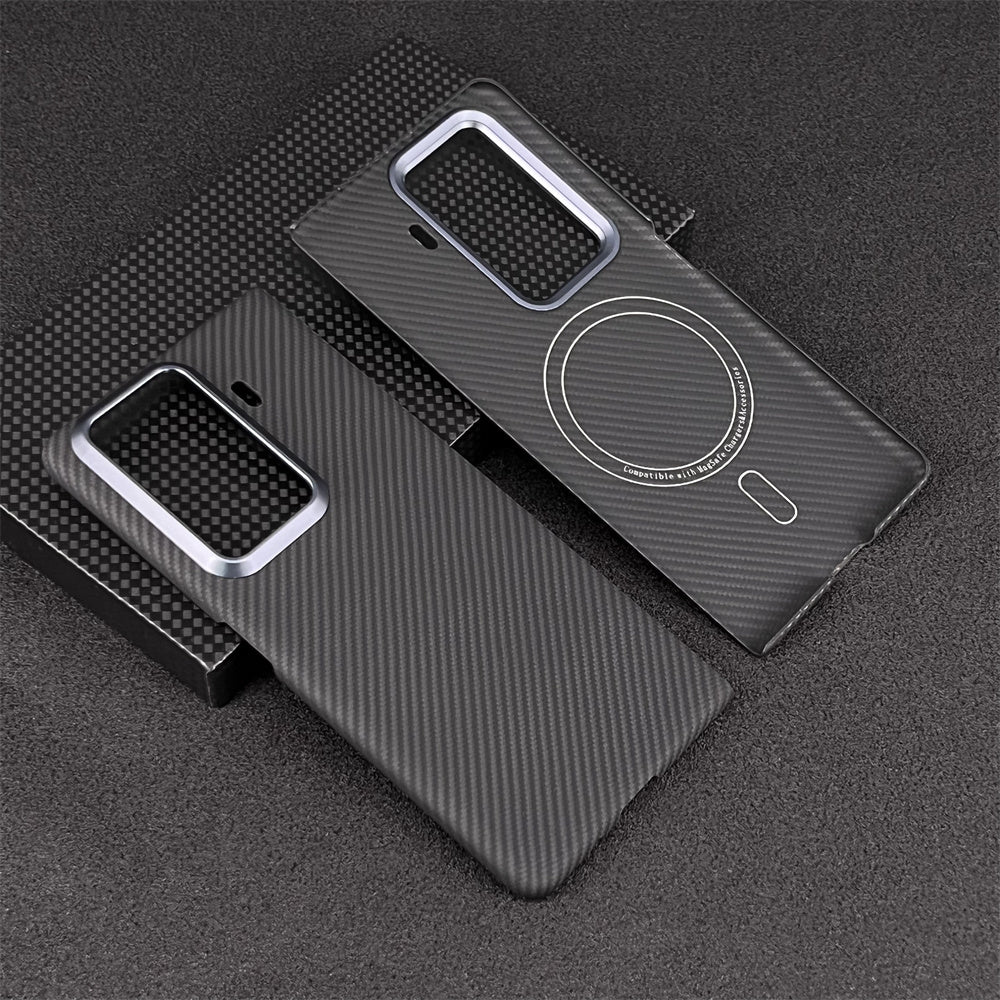 Oatsbasf Luxury Pure Carbon Fiber Case for Honor Foldable Smartphones