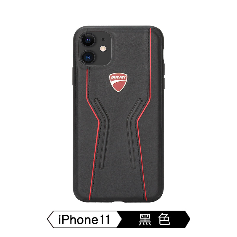 Ducati Superbike D6 Genuine Leather Hard Back Cover Case