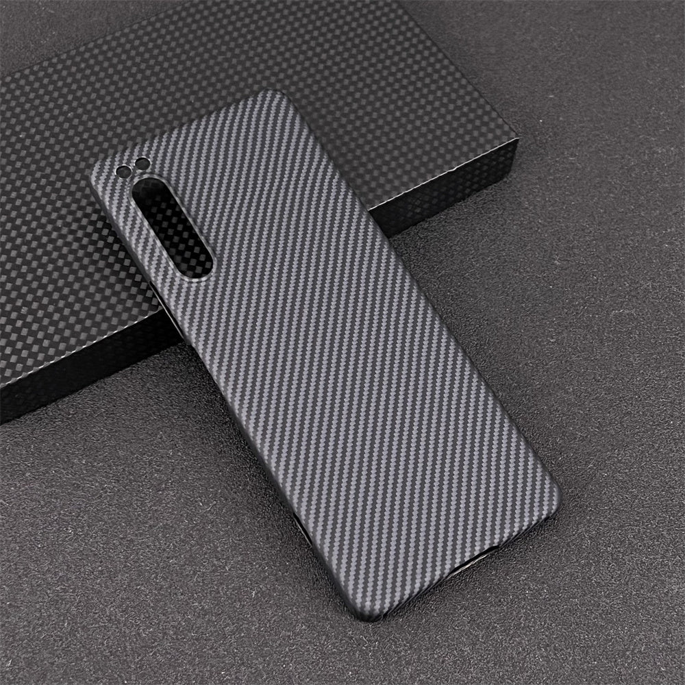 Oatsbasf Luxury Pure Carbon Fiber Case for SONY Smartphones