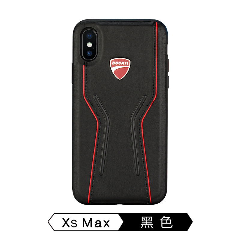 Ducati Superbike D6 Genuine Leather Hard Back Cover Case